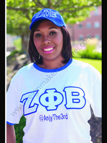 Zeta Phi Beta Ringer Tee